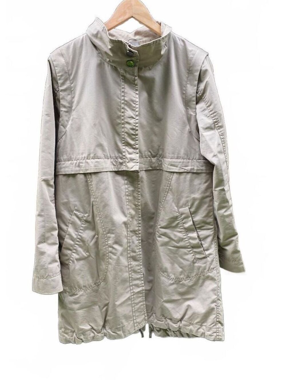 Penny Black Oatmeal Puzzle Parka Convertible 4-in-1 Modular Jacket Size 8